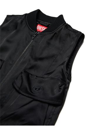 giacca in poliestere nero DIESEL KIDS | J02650KXBMXK900